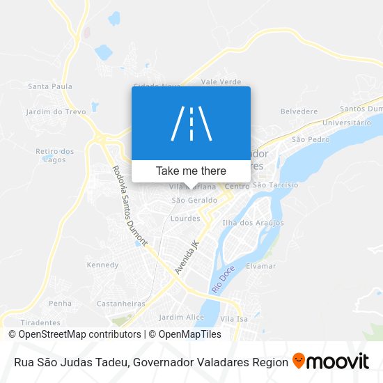 Rua São Judas Tadeu map