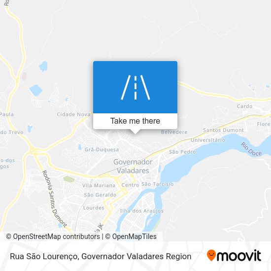 Rua São Lourenço map