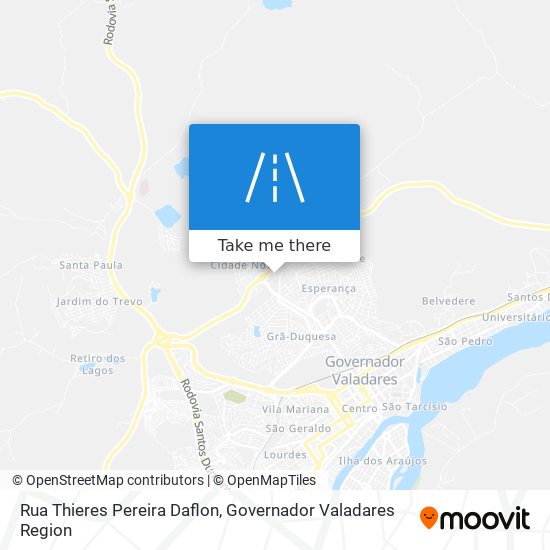 Rua Thieres Pereira Daflon map