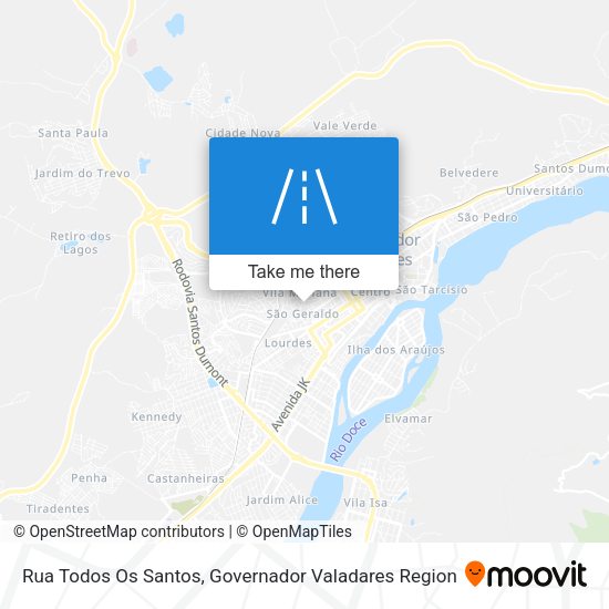 Rua Todos Os Santos map