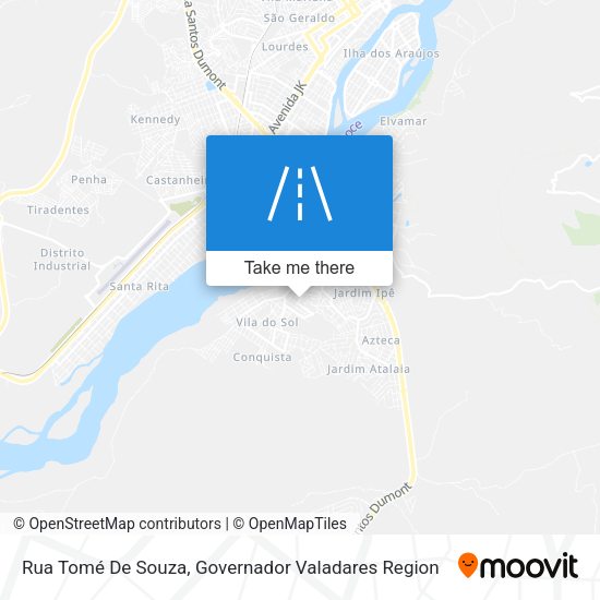 Rua Tomé De Souza map