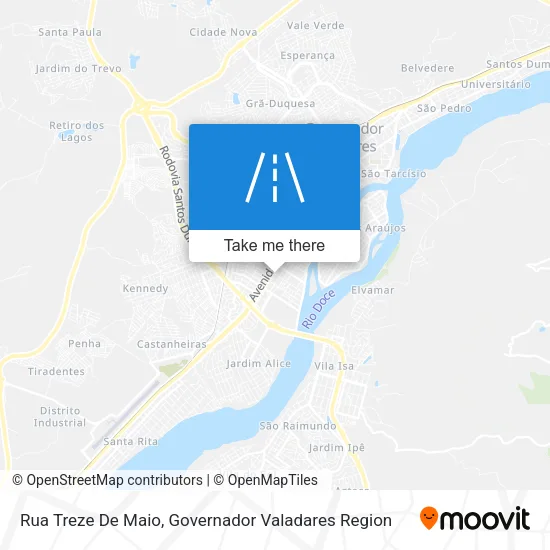Rua Treze De Maio map