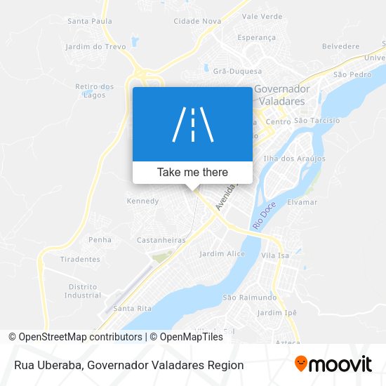 Rua Uberaba map