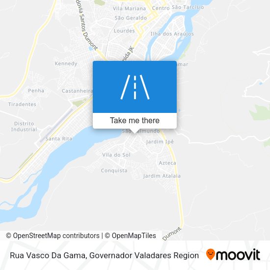 Rua Vasco Da Gama map