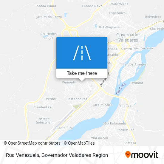 Rua Venezuela map