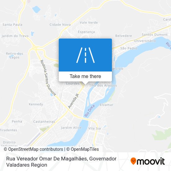 Rua Vereador Omar De Magalhães map
