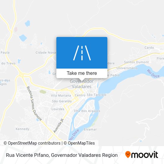 Rua Vicente Pifano map