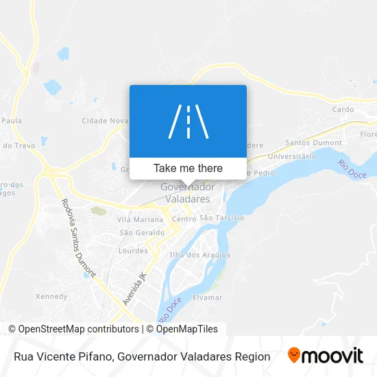 Rua Vicente Pifano map