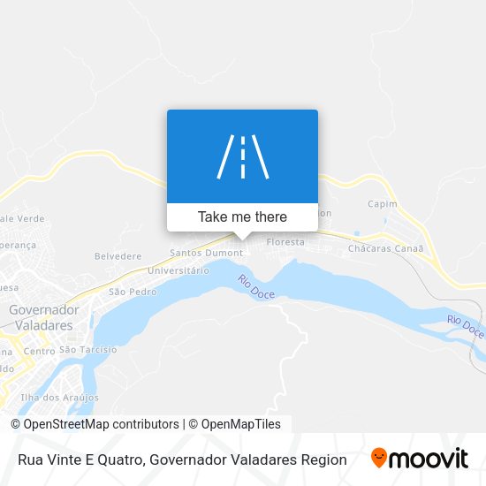 Rua Vinte E Quatro map