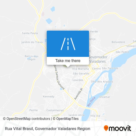 Rua Vital Brasil map