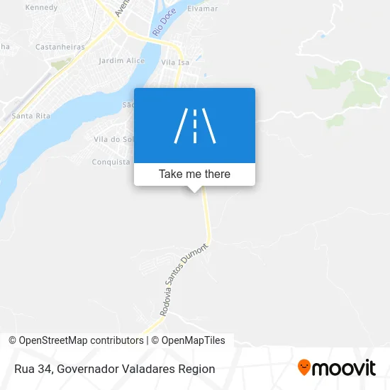Rua 34 map