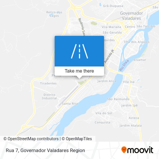 Rua 7 map