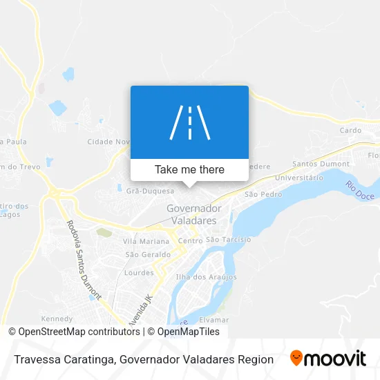 Travessa Caratinga map