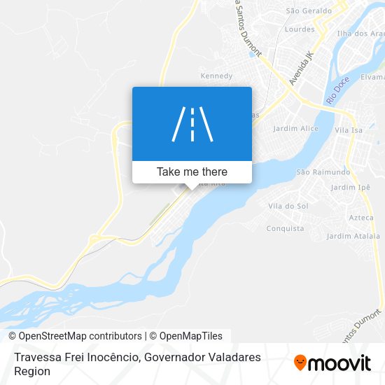 Travessa Frei Inocêncio map
