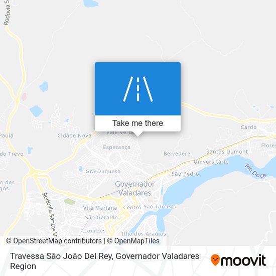 Travessa São João Del Rey map