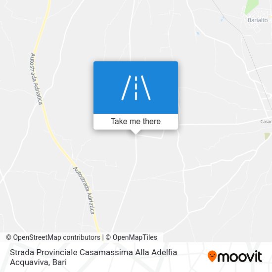 Strada Provinciale Casamassima Alla Adelfia Acquaviva map