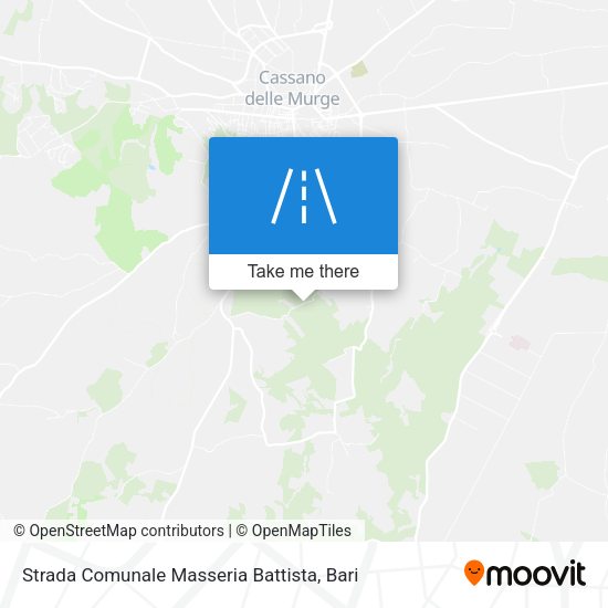 Strada Comunale Masseria Battista map
