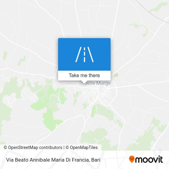 Via Beato Annibale Maria Di Francia map