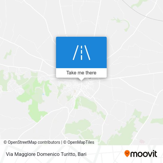 Via Maggiore Domenico Turitto map