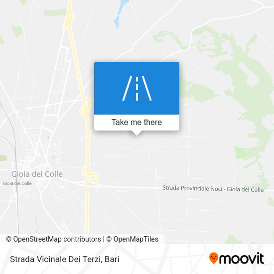 Strada Vicinale Dei Terzi map