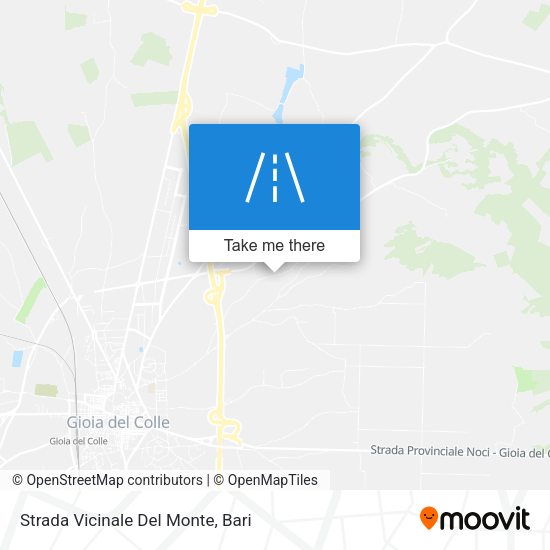Strada Vicinale Del Monte map