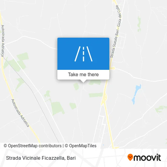 Ficazzella Local Road map