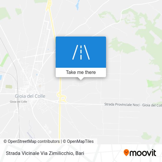 Strada Vicinale Via Zimilicchio map