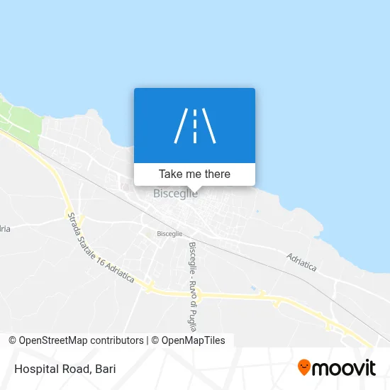 Hospital Road map