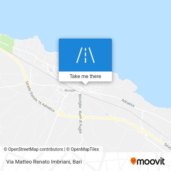 Via Matteo Renato Imbriani map