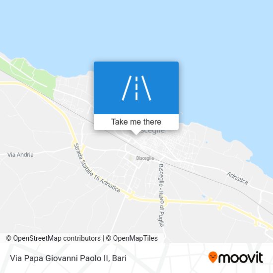 Via Papa Giovanni Paolo II map