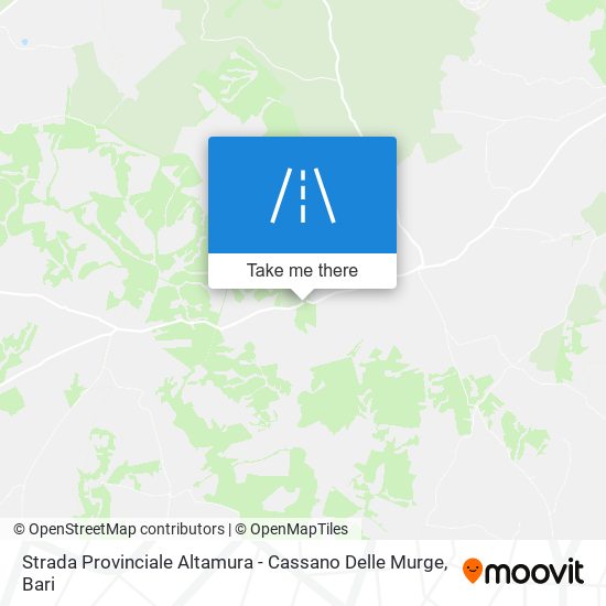 Strada Provinciale Altamura - Cassano Delle Murge map