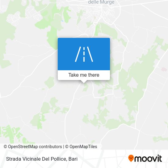 Strada Vicinale Del Pollice map