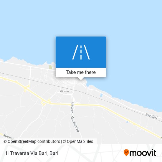 II Traversa Via Bari map