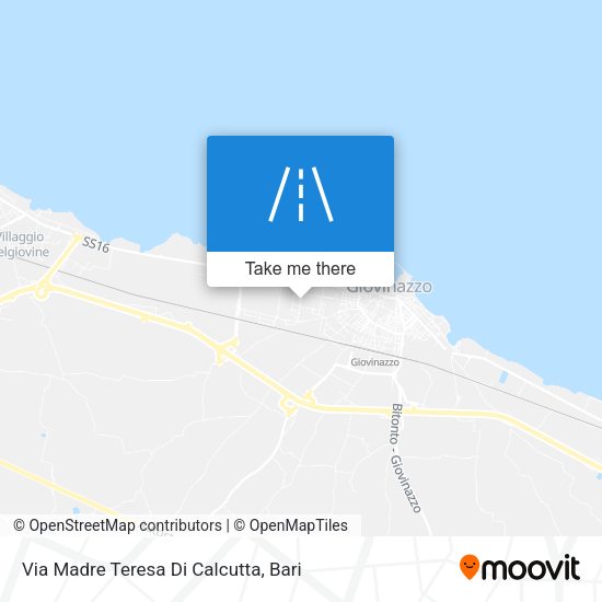 Via Madre Teresa Di Calcutta map