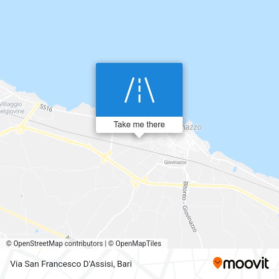 Via San Francesco D'Assisi map
