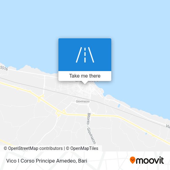 Vico I Corso Principe Amedeo map