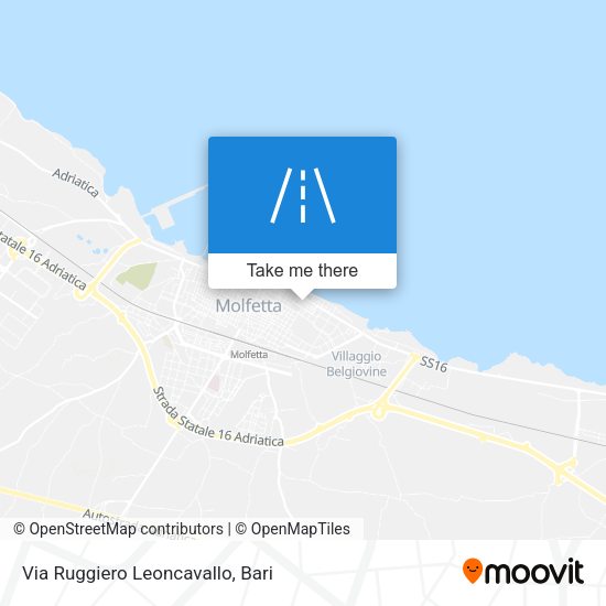 Via Ruggiero Leoncavallo map