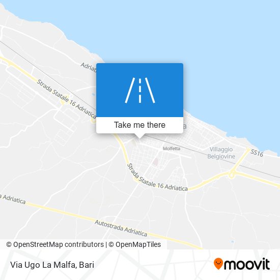 Via Ugo La Malfa map