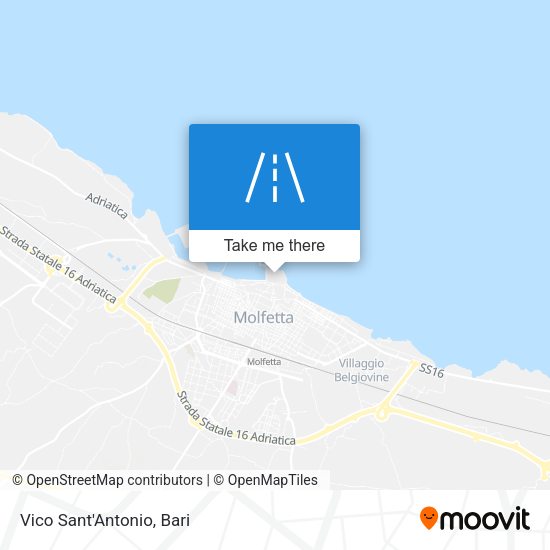 Vico Sant'Antonio map