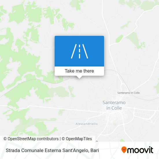 Strada Comunale Esterna Sant'Angelo map