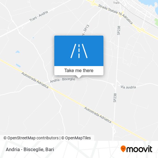 Andria - Bisceglie map