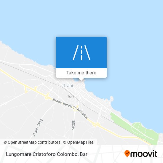 Lungomare Cristoforo Colombo map