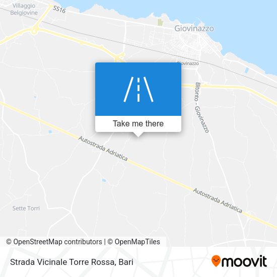 Strada Vicinale Torre Rossa map