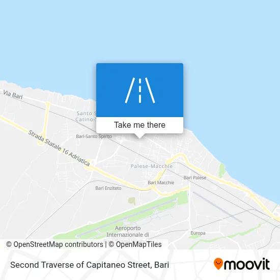 Second Traverse of Capitaneo Street map