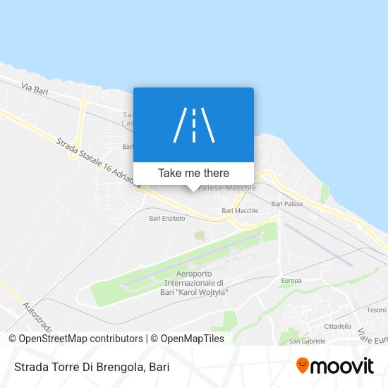 Strada Torre Di Brengola map