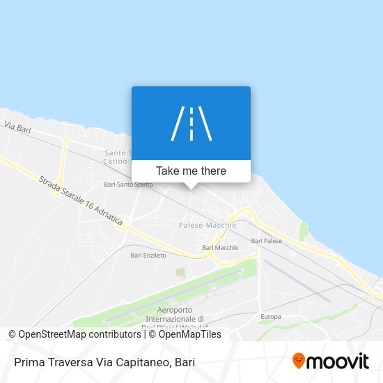 Prima Traversa Via Capitaneo map