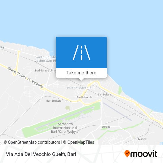 Via Ada Del Vecchio Guelfi map