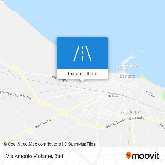 Via Antonio Violante map