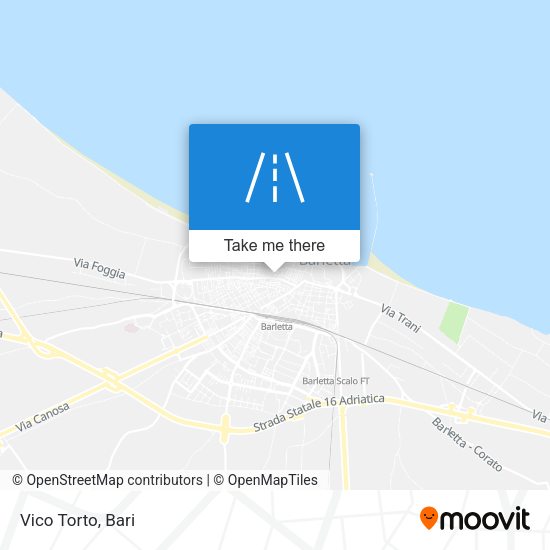 Vico Torto map