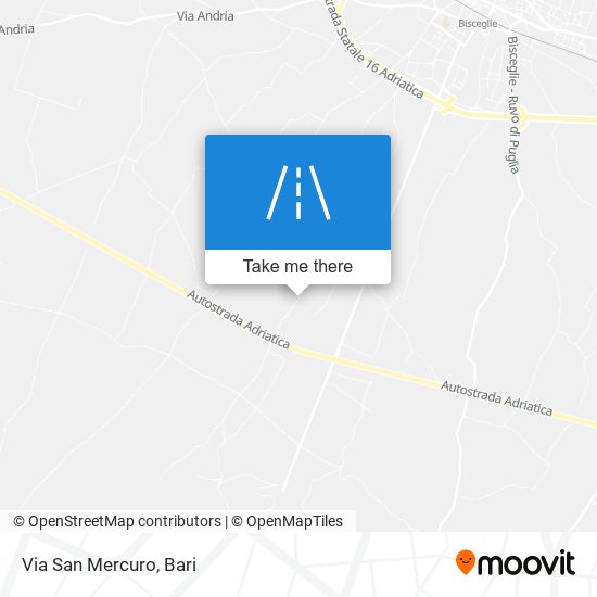 Via San Mercuro map